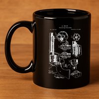 Single Action Army Revolver 45 Peacemaker 11oz C Handle Ceramic Mug