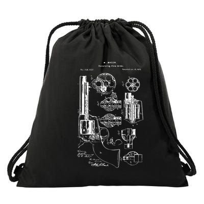 Single Action Army Revolver 45 Peacemaker Drawstring Bag