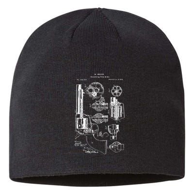 Single Action Army Revolver 45 Peacemaker Sustainable Beanie