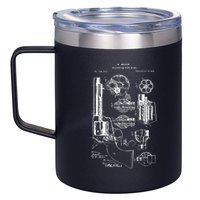 Single Action Army Revolver 45 Peacemaker 12oz Stainless Steel Coffee Mug