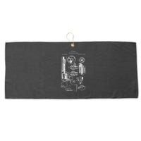 Single Action Army Revolver 45 Peacemaker Large Microfiber Waffle Golf Towel