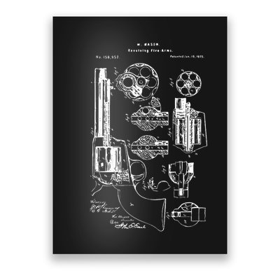 Single Action Army Revolver 45 Peacemaker Poster