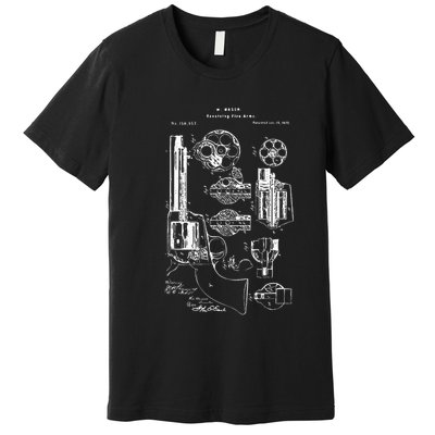 Single Action Army Revolver 45 Peacemaker Premium T-Shirt