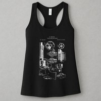 Single Action Army Revolver 45 Peacemaker Womens Tank Top