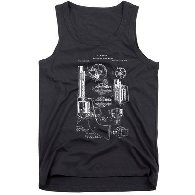 Single Action Army Revolver 45 Peacemaker Tank Top