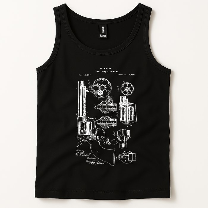 Single Action Army Revolver 45 Peacemaker Tank Top
