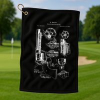 Single Action Army Revolver 45 Peacemaker Golf Towel