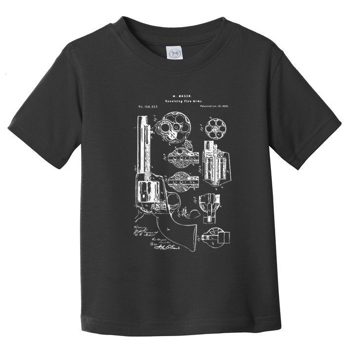 Single Action Army Revolver 45 Peacemaker Toddler T-Shirt