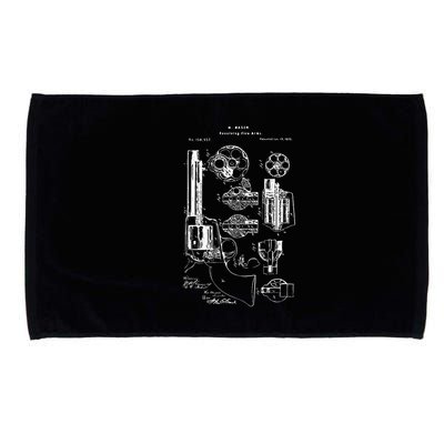 Single Action Army Revolver 45 Peacemaker Microfiber Hand Towel