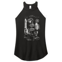 Single Action Army Revolver 45 Peacemaker Women's Perfect Tri Rocker Tank