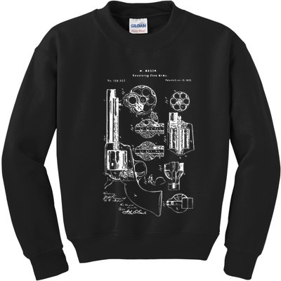 Single Action Army Revolver 45 Peacemaker Kids Sweatshirt