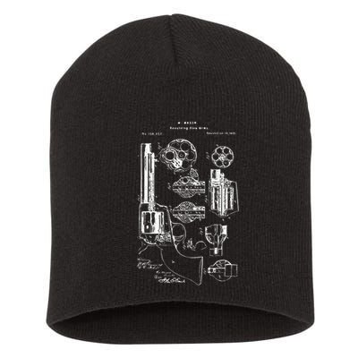 Single Action Army Revolver 45 Peacemaker Short Acrylic Beanie