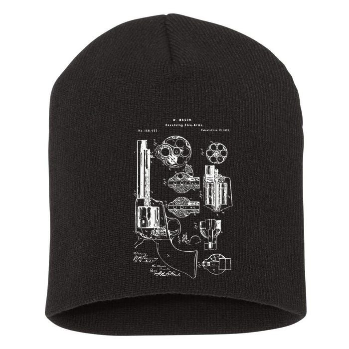 Single Action Army Revolver 45 Peacemaker Short Acrylic Beanie