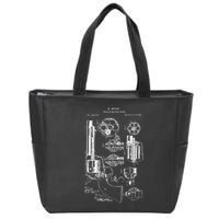 Single Action Army Revolver 45 Peacemaker Zip Tote Bag