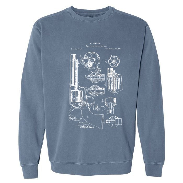 Single Action Army Revolver 45 Peacemaker Garment-Dyed Sweatshirt