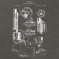 Single Action Army Revolver 45 Peacemaker Cotton Canvas Backpack