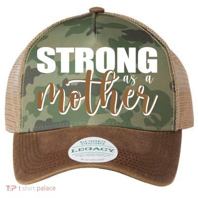 Strong As A Mother Gift For Mom Legacy Tie Dye Trucker Hat