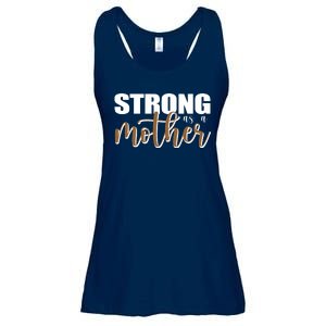 Strong As A Mother Gift For Mom Ladies Essential Flowy Tank