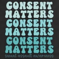 Sexual Assault Awareness Month Consent Matters Teal Ribbon Hat