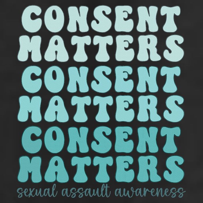 Sexual Assault Awareness Month Consent Matters Teal Ribbon Hat