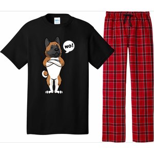 Stubborn American Akita Dog Pajama Set