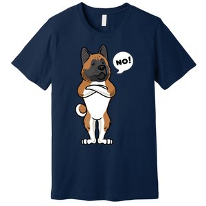 Stubborn American Akita Dog Premium T-Shirt