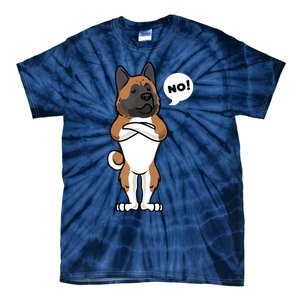 Stubborn American Akita Dog Tie-Dye T-Shirt