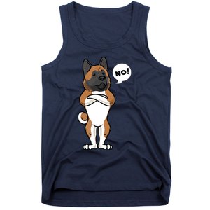 Stubborn American Akita Dog Tank Top