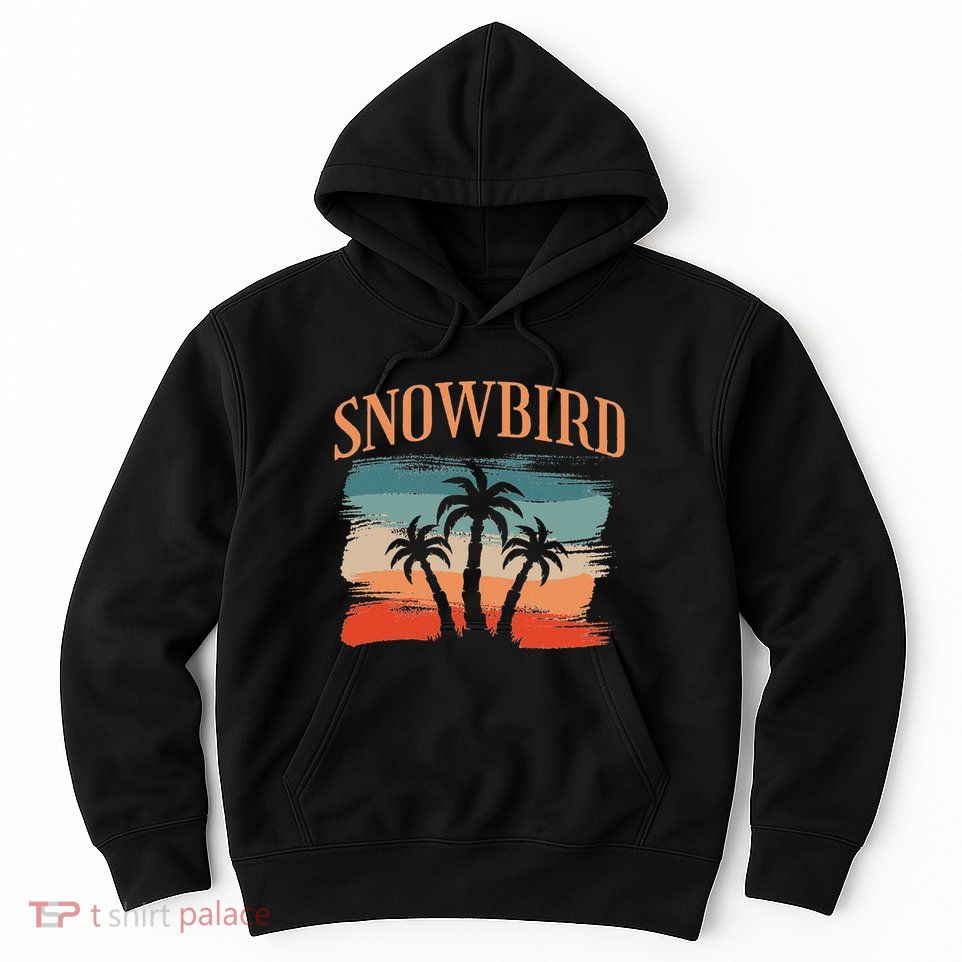 Snowbird Adults And Vacation Blue Hoodie