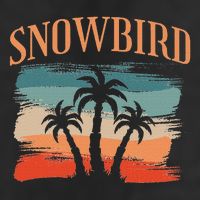 Snowbird Adults And Vacation Blue 11oz C Handle Ceramic Mug