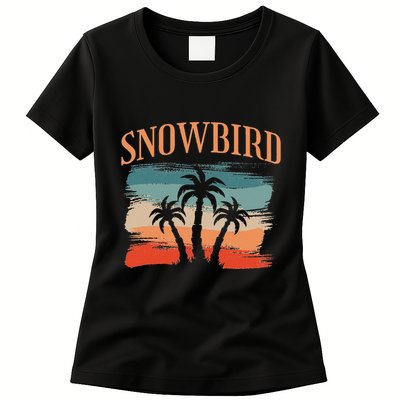 Snowbird Adults And Vacation Blue Womens T-Shirt