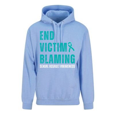 Sexual Assault Awareness Month End Victim Blaming Quote Gift Unisex Surf Hoodie