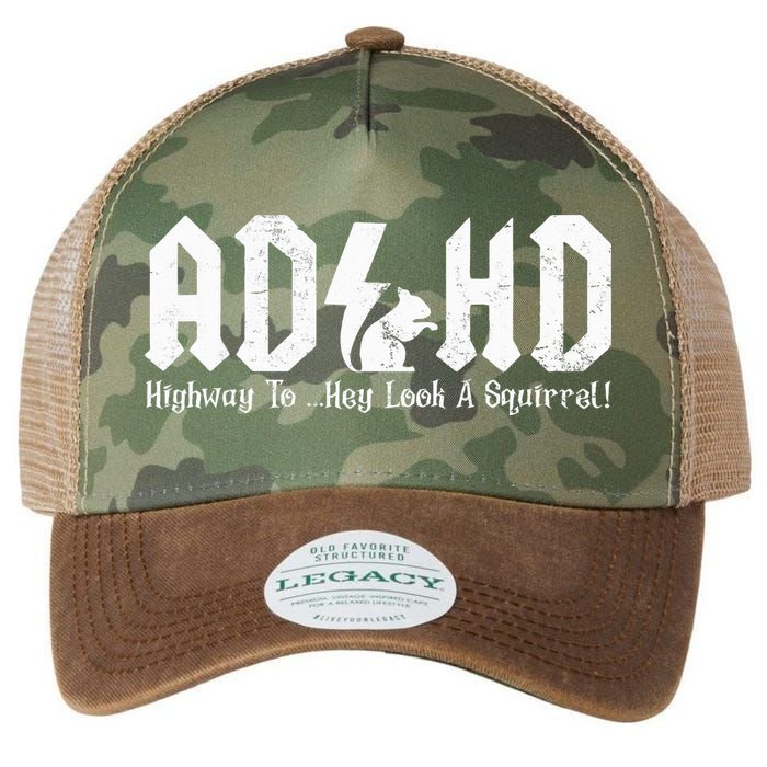 Squirrels Animal Adhd Highway To Hey Look A Squirrel Legacy Tie Dye Trucker Hat