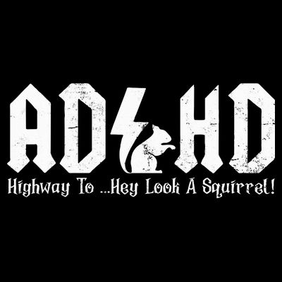 Squirrels Animal Adhd Highway To Hey Look A Squirrel T-Shirt