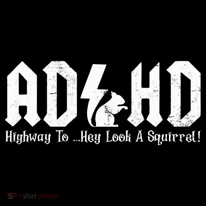 Squirrels Animal Adhd Highway To Hey Look A Squirrel Tall T-Shirt