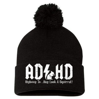 Squirrels Animal Adhd Highway To Hey Look A Squirrel Pom Pom 12in Knit Beanie