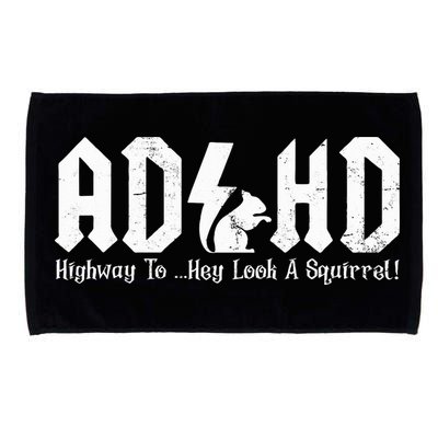 Squirrels Animal Adhd Highway To Hey Look A Squirrel Microfiber Hand Towel