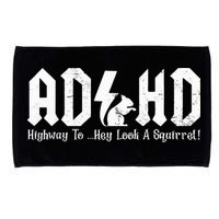 Squirrels Animal Adhd Highway To Hey Look A Squirrel Microfiber Hand Towel