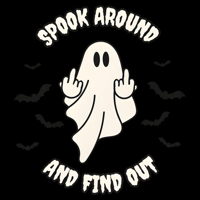 Spook Around And Find Out Halloween Ghost Ghoul Impact Tech Backpack