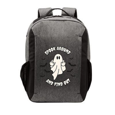 Spook Around And Find Out Halloween Ghost Ghoul Vector Backpack