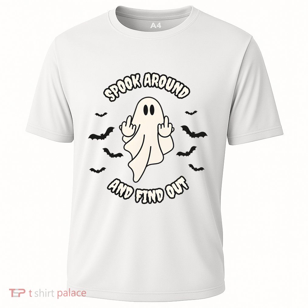 Spook Around And Find Out Halloween Ghost Ghoul Performance Shirt