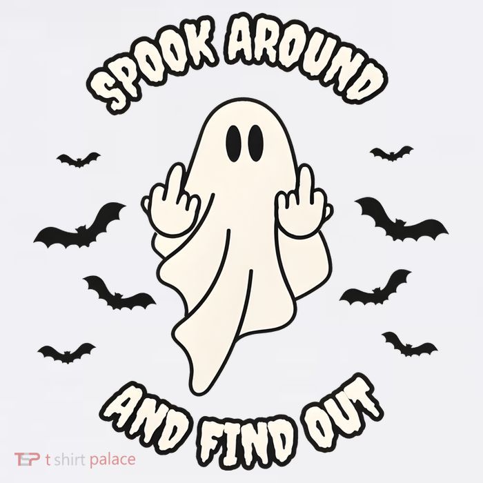 Spook Around And Find Out Halloween Ghost Ghoul Performance Shirt