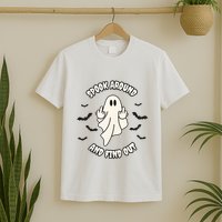Spook Around And Find Out Halloween Ghost Ghoul T-Shirt
