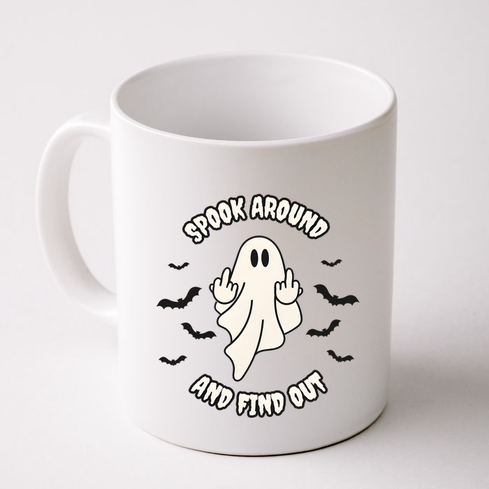 Spook Around And Find Out Halloween Ghost Ghoul Mug