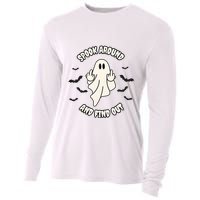 Spook Around And Find Out Halloween Ghost Ghoul Cooling Performance Long Sleeve Crew