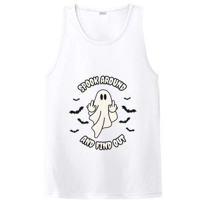Spook Around And Find Out Halloween Ghost Ghoul PosiCharge Competitor Tank
