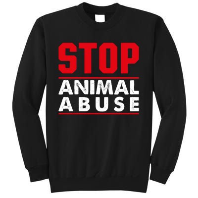 Stop Animal Abuse Stop Violence Agaist Animal Sweatshirt