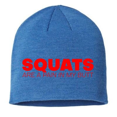 Squats Are A Pain In My Butt Meaningful Gift Sustainable Beanie