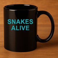 Snakes Alive Arizona Baseball 11oz C Handle Ceramic Mug