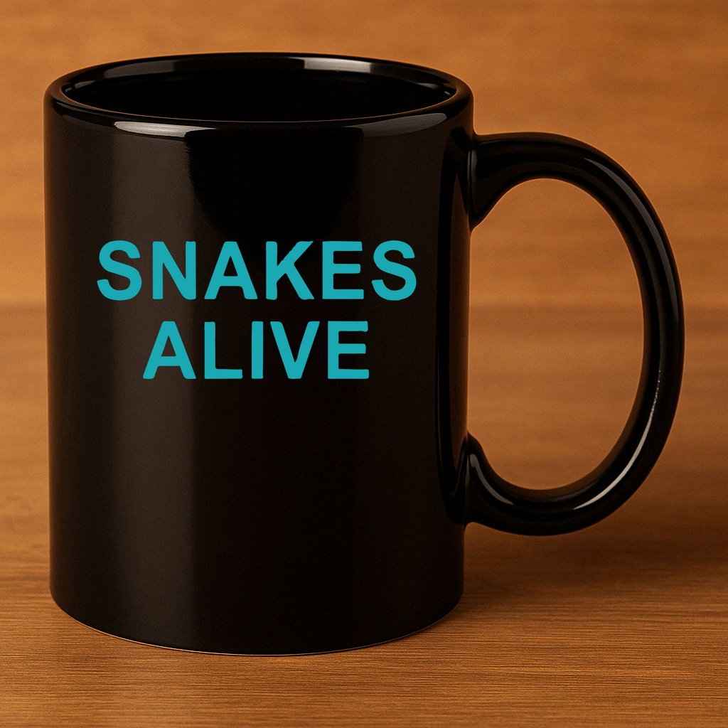 Snakes Alive Arizona Baseball 11oz C Handle Ceramic Mug